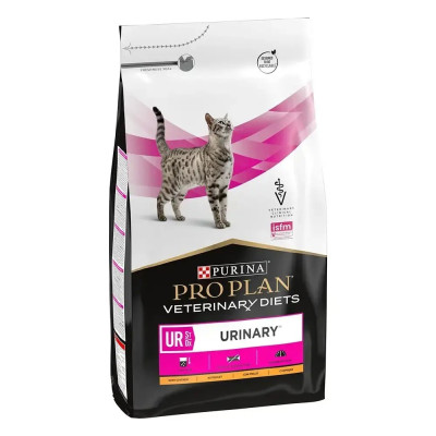 Purina Veterinary Diets UR Urinary Feline 5 кг сухой корм для кошек при заболеваниях нижних мочевыводящих путей