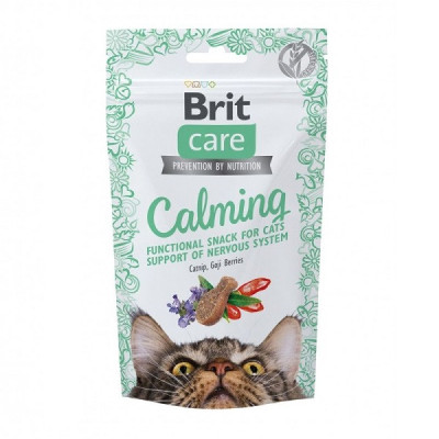 Лакомство Brit Care Functional Snack Calming для кошек для поддержания нервной системы с курицей 50 г Лакомство Brit Care Functional Snack Calming для кошек для поддержания нервной системы с курицей 50 г
