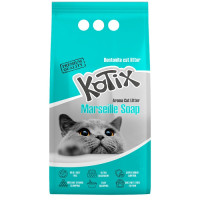 Бентонитовый наполнитель Kotix (Котикс) Marseille Soap марсельское мыло, бирюзовые гранулы для кошачьего туалета 10 л Бентонитовый наполнитель Kotix (Котикс) Marseille Soap марсельское мыло, бирюзовые гранулы для кошачьего туалета 10 л