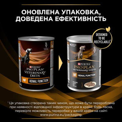 Purina Veterinary Diets NF Renal Function Canine 400 г влажный корм для собак при почечной недостаточности Purina Veterinary Diets NF Renal Function Canine 400 г влажный корм для собак при почечной недостаточности