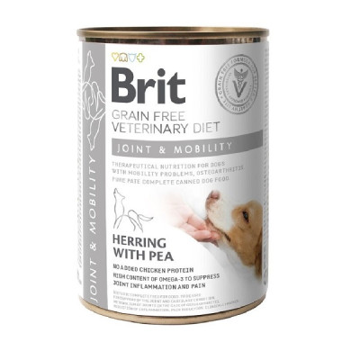 Brit Veterinary Diet Joint and Mobility Cans 400 г влажный корм для собак для поддержания здоровья суставов