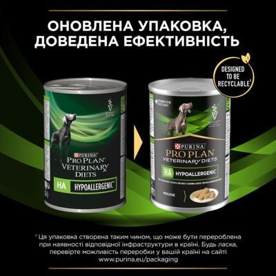 Purina Veterinary Diets HA Hypoallergenic Canine 400 г влажный корм для собак при пищевой аллергии
