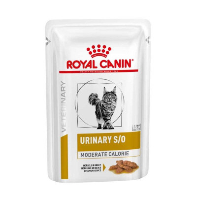Royal Canin Urinary S/O Feline Moderate Calorie Pouches 12х85 г вологий корм для котів