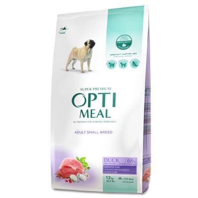 Optimeal Adult Small Duck 12 кг сухий корм з качкою для собак малих порід