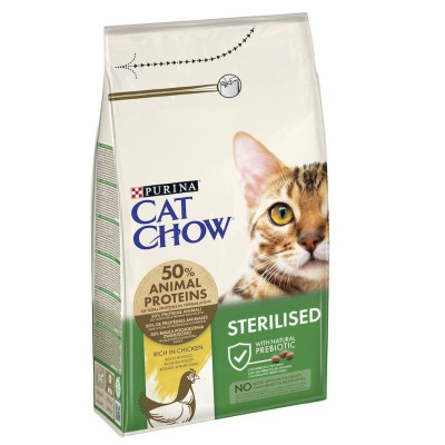 Cat Chow Special Sterilised Cat Chicken 15 кг сухой корм для стерилизованных кошек с курицей