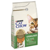Cat Chow Sterilised Cat Turkey 15 кг сухий корм для стерилізованих котів з індичкою