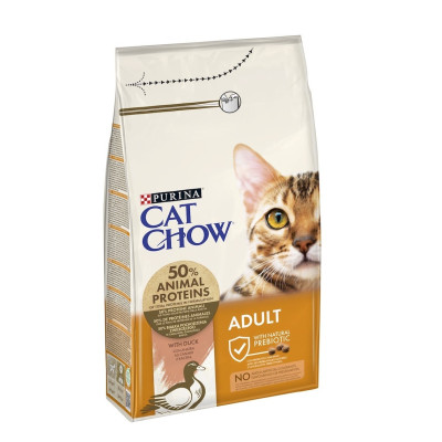 Cat Chow Adult Duck для котів з качкою 15 кг