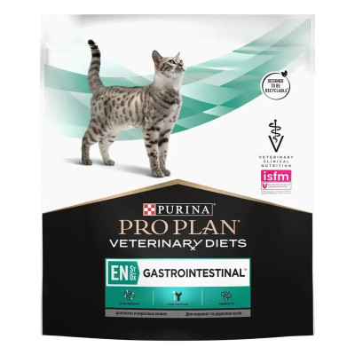 Purina Про План Veterinary Diets EN Gastrointestinal Feline 1.5 кг сухой корм для кошек при нарушениях пищеварения Purina Про План Veterinary Diets EN Gastrointestinal Feline 1.5 кг сухой корм для кошек при нарушениях пищеварения