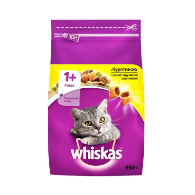 Whiskas для котів з куркою 800 г