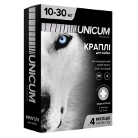 Краплі Unicum Рremium від бліх та кліщів для собак 10-30 кг (1пип)