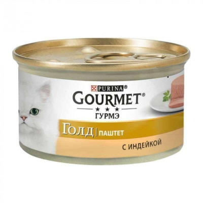 Gourmet Gold для котів паштет з індичкою 24x85 г Gourmet Gold для котів паштет з індичкою 24x85 г