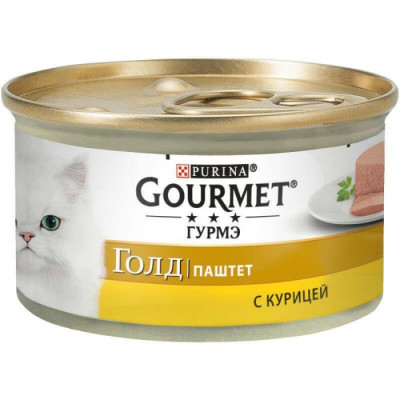 Gourmet Gold для котів паштет з куркою 24x85 г Gourmet Gold для котів паштет з куркою 24x85 г