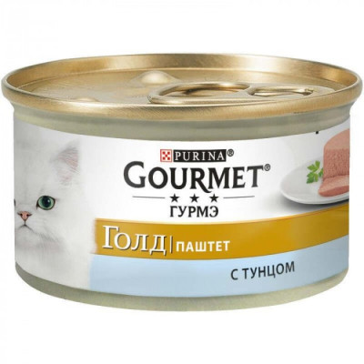Gourmet Gold для котів паштет з тунцем 85г*24шт Gourmet Gold для котів паштет з тунцем 85г*24шт