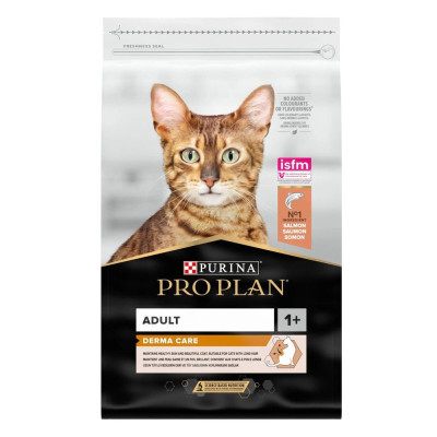 Purina Про План Cat Derma Care Salmon 1.5 кг сухой корм для кошек с лососем для здоровья кожи и блестящей шерсти