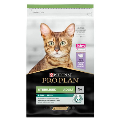 Purina Про План Cat Adult Sterilised Renal Plus Turkey 1.5 кг сухой корм для стерилизованных кошек с индейкой