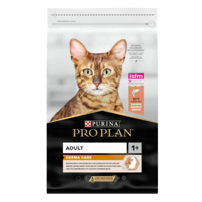 Purina Про План Cat Derma Care Salmon 400 г сухой корм для кошек с лососем для здоровья кожи и шерсти