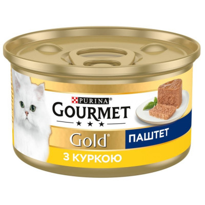 Gourmet Gold для котів паштет з куркою 24x85 г Gourmet Gold для котів паштет з куркою 24x85 г