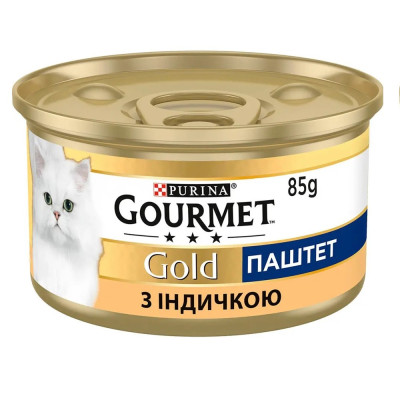 Gourmet Gold для котів паштет з індичкою 24x85 г Gourmet Gold для котів паштет з індичкою 24x85 г