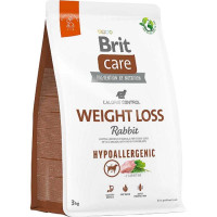 Brit Care Hypoallergenic Weight Loss Rabbit 3 кг сухой гипоаллергенный для собак с кроликом