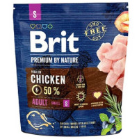 Brit Premium Adult Small S для собак c куркою 1 кг