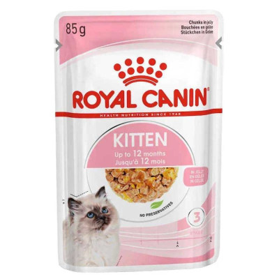 Royal Canin Kitten Instinctive 12x85 г влажный корм в желе для котят до 12 месяцев