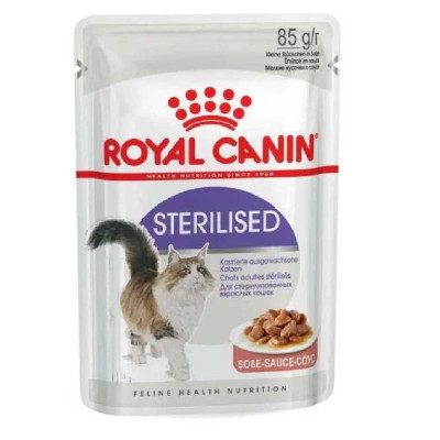 Royal Canin Sterilised Sauce 12х85 г влажный корм в соусе для стерилизованных кошек