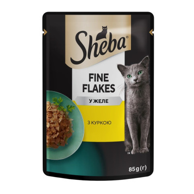 Sheba Slices для котів з куркою в желе 28х85 г Sheba Slices для котів з куркою в желе 28х85 г