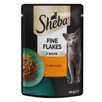 Sheba Slices влажный корм для кошек с индейкой в желе 28х85 г Sheba Slices влажный корм для кошек с индейкой в желе 28х85 г
