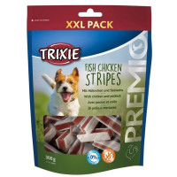 Лакомство для собак Trixie Premio Chicken and Pollock Stripes XXL Pack, с курицей и рыбой, 300 г (31803) Лакомство для собак Trixie Premio Chicken and Pollock Stripes XXL Pack, с курицей и рыбой, 300 г (31803)