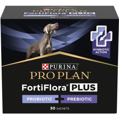 Purina Про План Veterinary Diets FortiFlora Plus пробиотик с пребиотиком для собак и щенков 30х1г