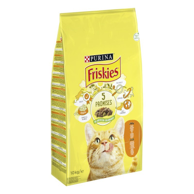 Purina Friskies для котів з куркою та овочами 10 кг
