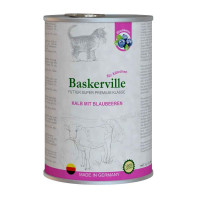 Baskerville Super Premium Kalb Mit Brlaubeeren Телятина з чорницею для кошенят 400 г Baskerville Super Premium Kalb Mit Brlaubeeren Телятина з чорницею для кошенят 400 г