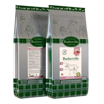 Baskerville HF Adult getreidefrei Rind 20 кг беззерновий для собак з яловичиною