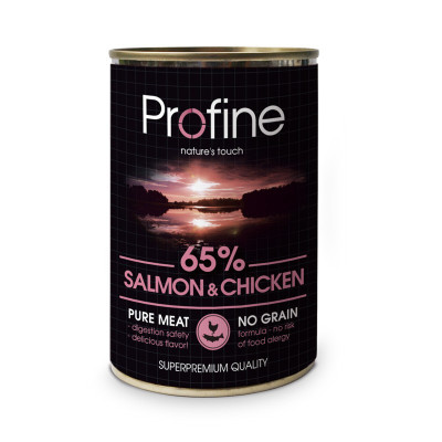 Вологий корм Profine Salmon and Chicken для собак з лососем та куркою 400 г