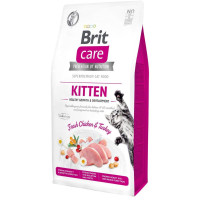 Brit Care GF Kitten 7 кг беззерновий сухий корм для кошенят з куркою та індичкою Brit Care GF Kitten 7 кг беззерновий сухий корм для кошенят з куркою та індичкою