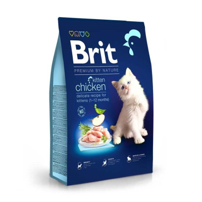Brit Premium Kitten Chicken для кошенят з куркою 800 г Brit Premium Kitten Chicken для кошенят з куркою 800 г