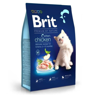 Brit Premium Kitten Chicken для кошенят з куркою 300 г Brit Premium Kitten Chicken для кошенят з куркою 300 г