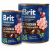 Brit Premium by Nature Chicken з курячими сердечками для собак 400 г Brit Premium by Nature Chicken з курячими сердечками для собак 400 г