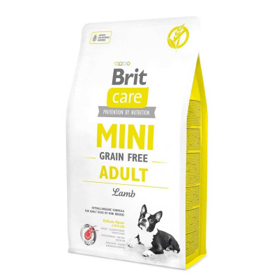 Brit Care Mini GF Lamb 2 кг гипоаллергенный корм для собак миниатюрных пород с ягненком Brit Care Mini GF Lamb 2 кг гипоаллергенный корм для собак миниатюрных пород с ягненком