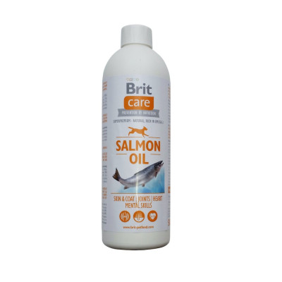 Brit Care Salmon Oil Масло лосося для собак для собак всех пород для улучшения состояния шерсти и кожи 1 л Brit Care Salmon Oil Масло лосося для собак для собак всех пород для улучшения состояния шерсти и кожи 1 л