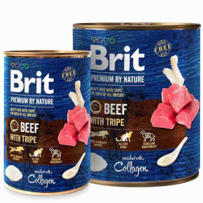 Brit Premium by Nature Beef з яловичиною та рубцем для собак 400 г Brit Premium by Nature Beef з яловичиною та рубцем для собак 400 г
