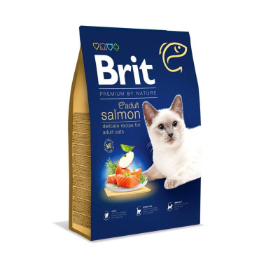Brit Premium Adult Salmon для котів з лососем 300 г Brit Premium Adult Salmon для котів з лососем 300 г