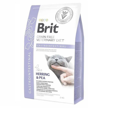 Brit Veterinary Diet Cat Gastrointestinal 2 кг сухий корм для котів при порушенні травлення