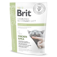 Brit Veterinary Diet Cat Diabets 400 г сухий корм для котів з цукровим діабетом Brit Veterinary Diet Cat Diabets 400 г сухий корм для котів з цукровим діабетом