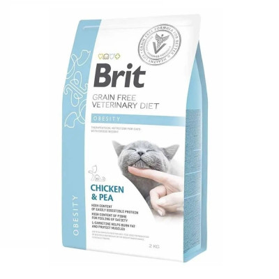 Brit Veterinary Diet Obesity Cat 2 кг сухий корм для котів