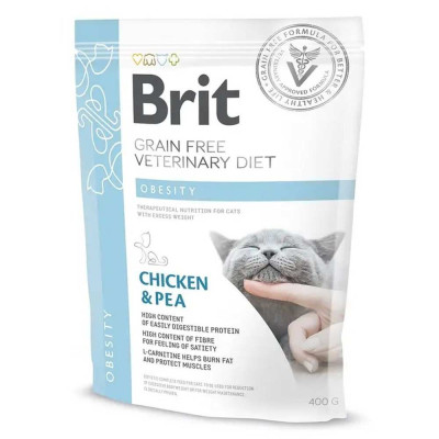 Brit Veterinary Diet Obesity Cat 400 г сухий корм для котів