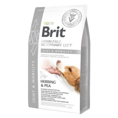 Brit Veterinary Diet Mobility Dog 2 кг сухий корм для собак при захворюваннях суглобів та зв’язок