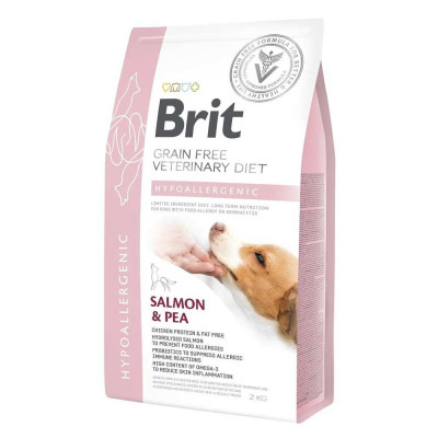 Brit Veterinary Diet Hypoallergenic Dog 2 кг сухий корм для собак з харчовий алергією