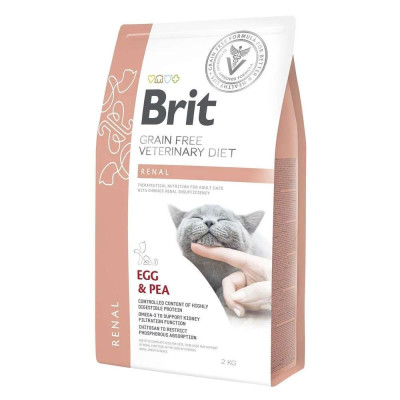 Brit Veterinary Diet Cat Renal 2 кг сухий корм для котів з ниркової недостатністю