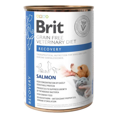 Brit Veterinary Diet Recovery Cans 400 г влажный корм для восстановления кошек и собак